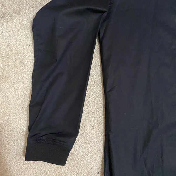 Jacket style shirt (Black) - Picture 3 of 3